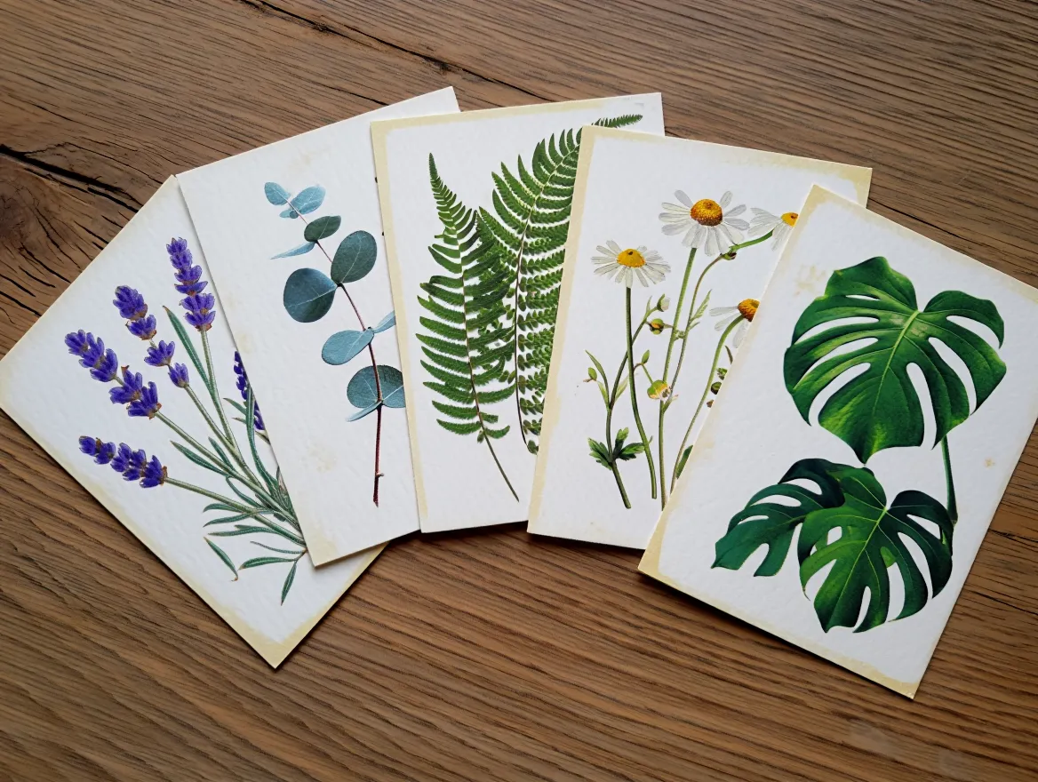 Botanical Series postcard collection